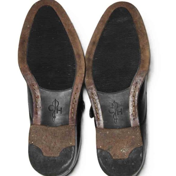 Cole Haan Black Leather Monk Strap Shoes Men's Size 8.5M - Picture 7 of 7